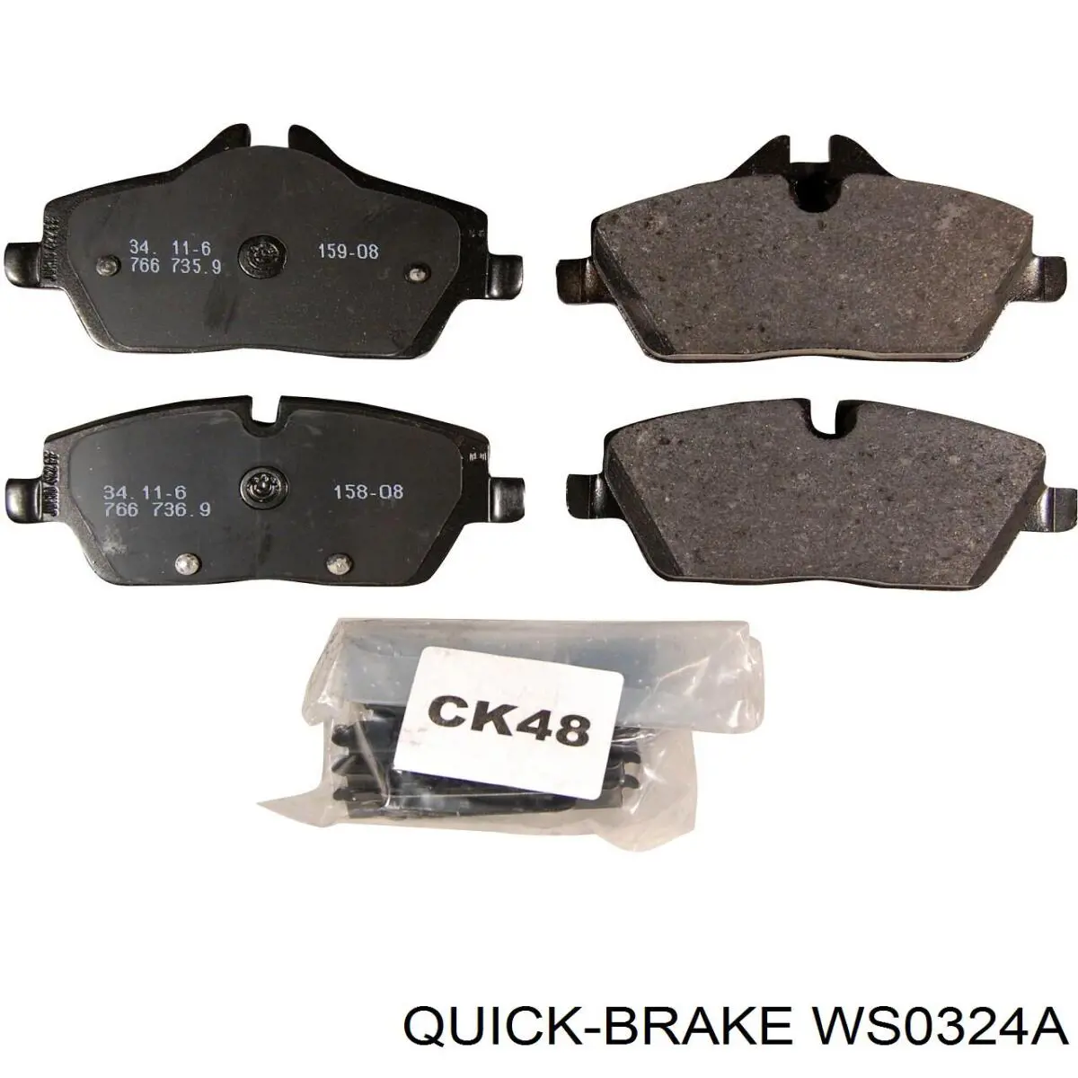 Сигнализатор износ тормозных колодок Quick Brake WS0324A цена, от 5.18 USD
