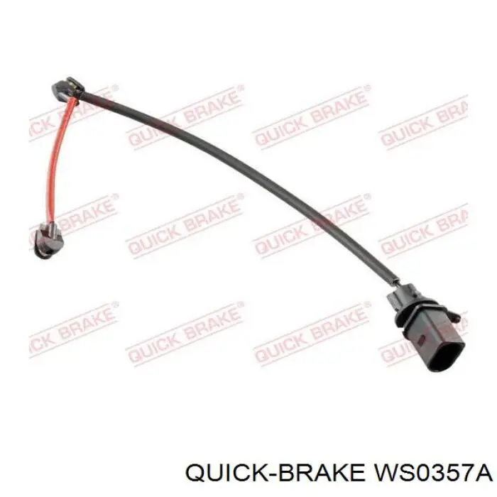 WS0357A Quick Brake Датчик износа тормозных колодок передний левый