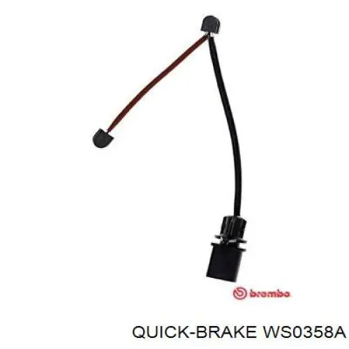 Датчик износа тормозных колодок передний левый Quick Brake WS0358A цена, от 3.74 USD