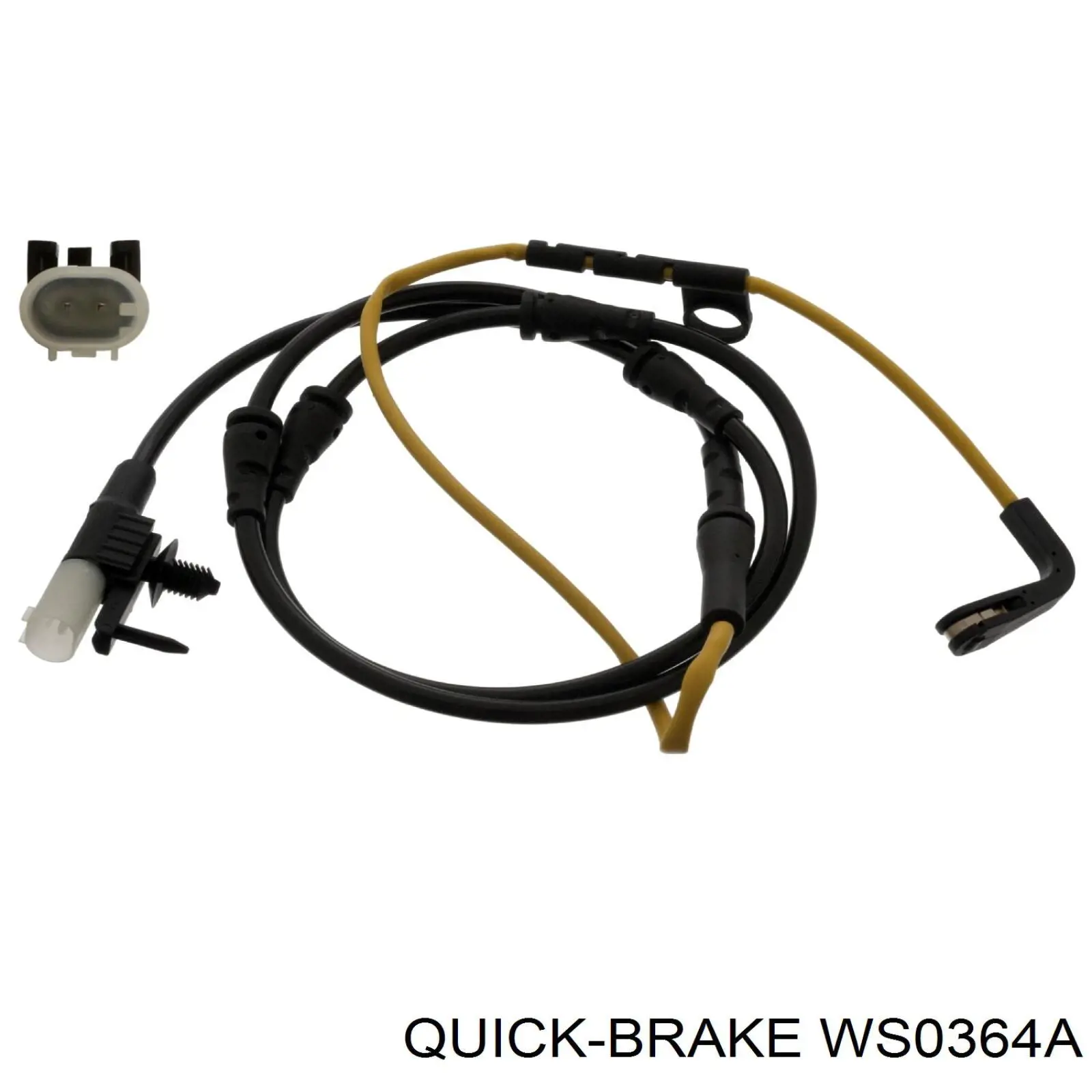 WS 0364 A Quick Brake sensor dianteiro de desgaste das sapatas do freio