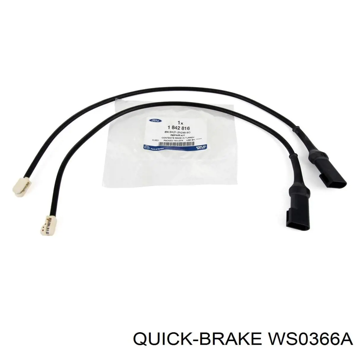 WS0366A Quick Brake датчик износа тормозных колодок задний