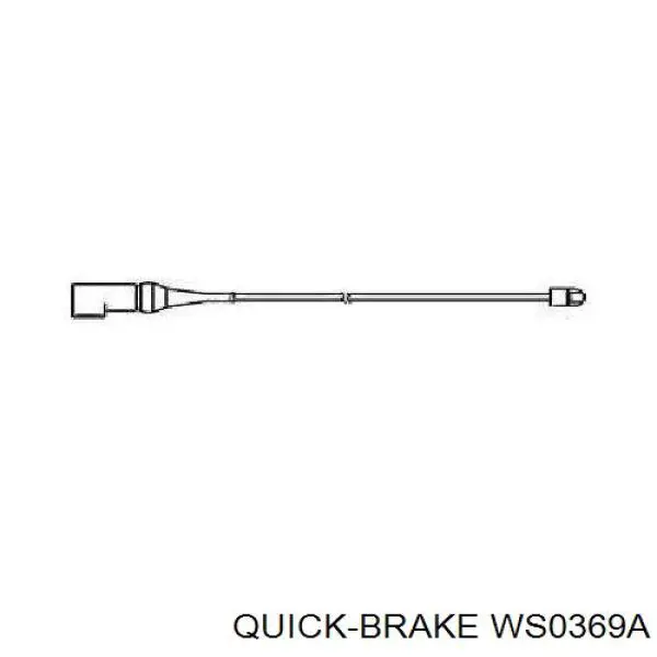 Датчик зносу гальмівних колодок, задній WS0369A Quick Brake