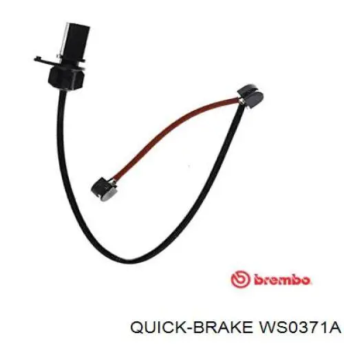 WS0371A Quick Brake sensor dianteiro de desgaste das sapatas do freio