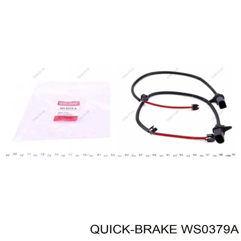 WS0379A Quick Brake датчик износа тормозных колодок передний