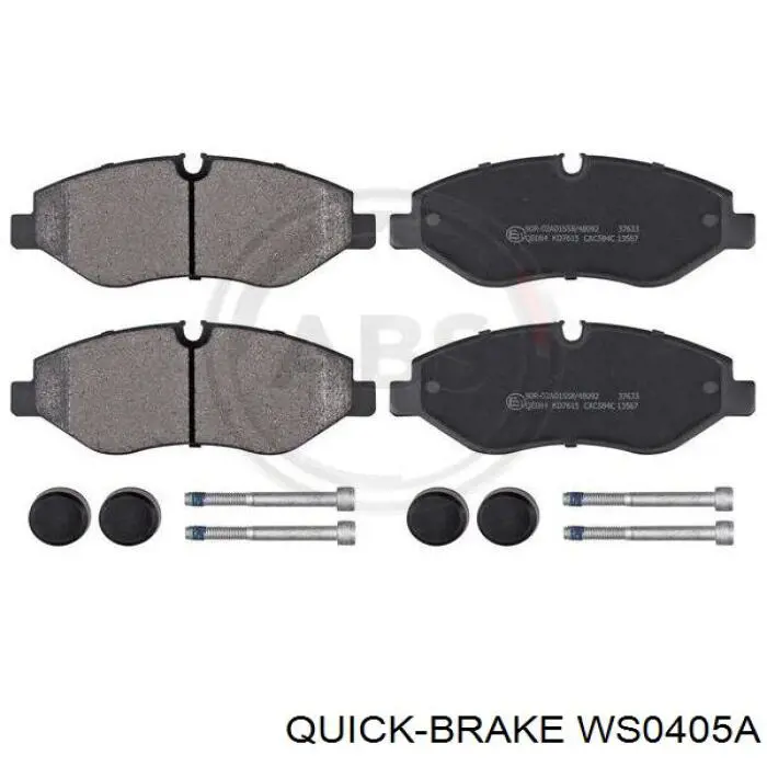 WS0405A Quick Brake sensor dianteiro de desgaste das sapatas do freio