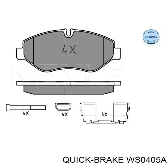 Сигнализатор износ тормозных колодок Quick Brake WS0405A цена, от 5.36 USD