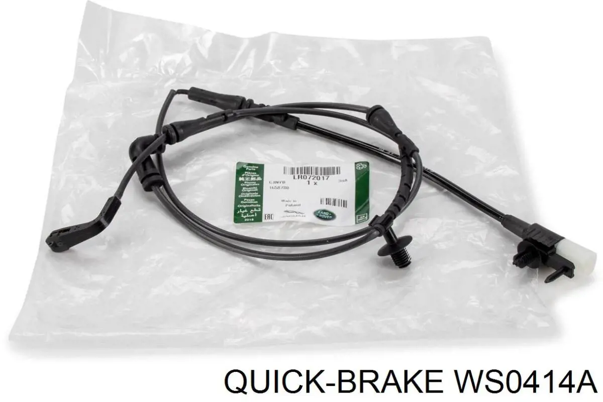 Contacto de aviso, desgaste de los frenos, trasero WS0414A Quick Brake