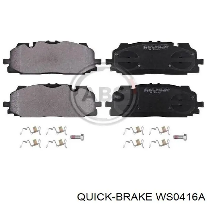 WS 0416 A Quick Brake sensor dianteiro de desgaste das sapatas do freio