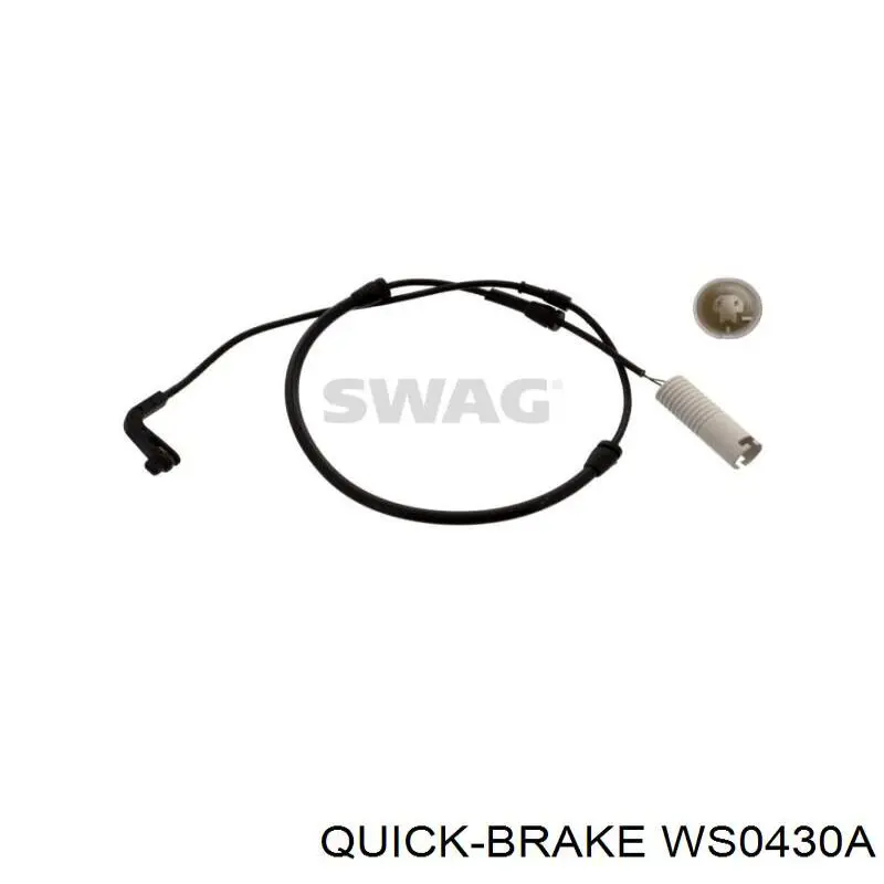 Датчик износа тормозных колодок, задний правый Quick Brake WS0430A