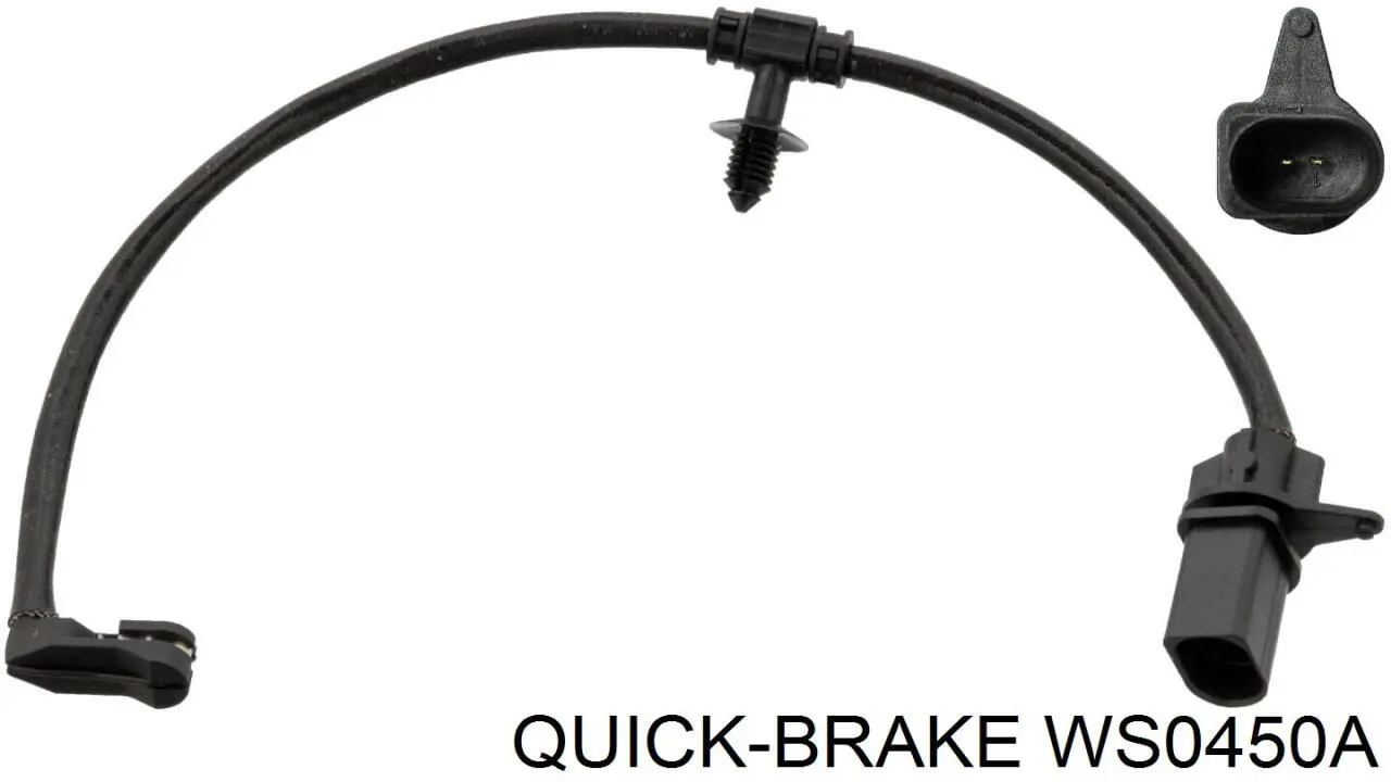Датчик износа тормозных колодок, задний Quick Brake WS0450A цена, от 3.46 USD
