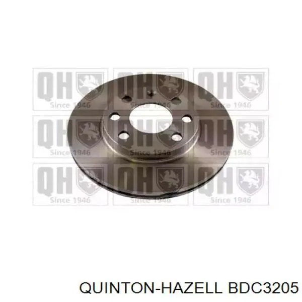 Передние тормозные диски BDC3205 QUINTON HAZELL