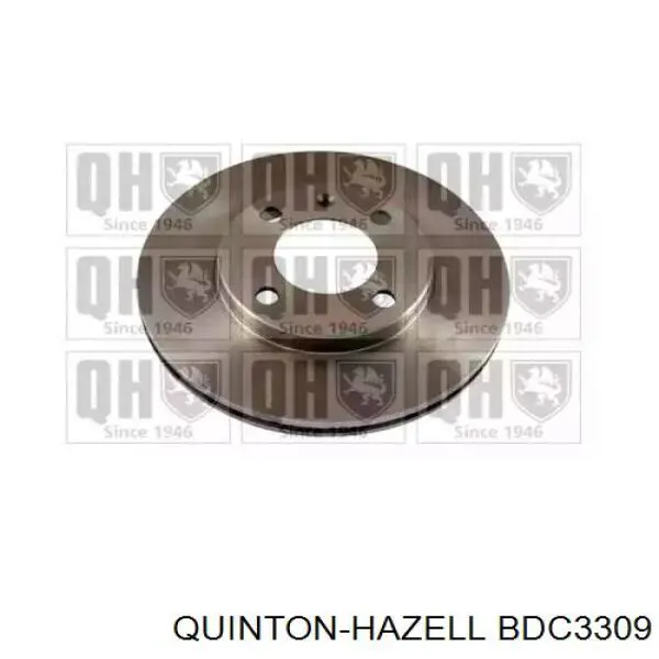 Передние тормозные диски BDC3309 QUINTON HAZELL