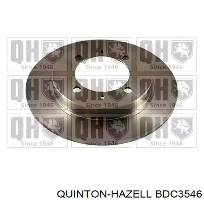 BDC3546 QUINTON HAZELL Диск тормозной передний