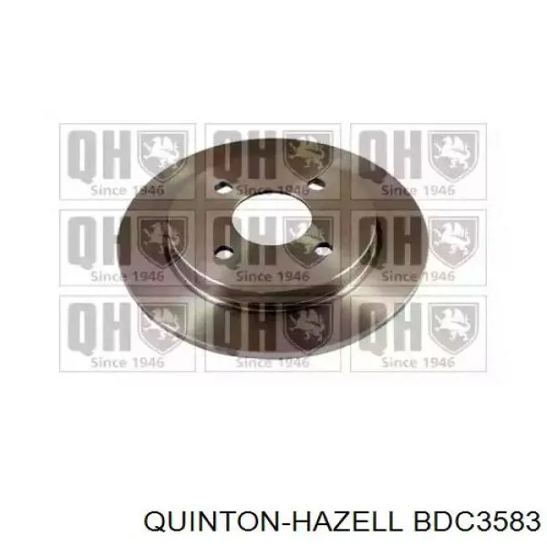BDC3583 QUINTON HAZELL диск тормозной задний