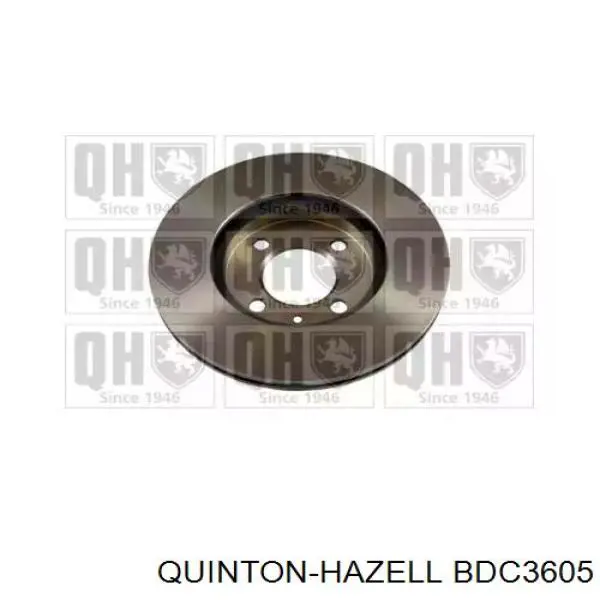 BDC3605 QUINTON HAZELL диск тормозной передний