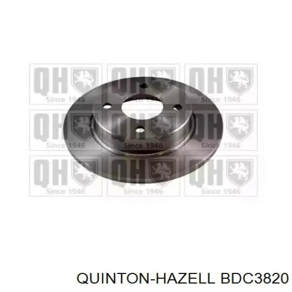 Передние тормозные диски BDC3820 QUINTON HAZELL