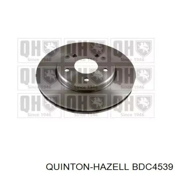 BDC4539 QUINTON HAZELL диск тормозной передний