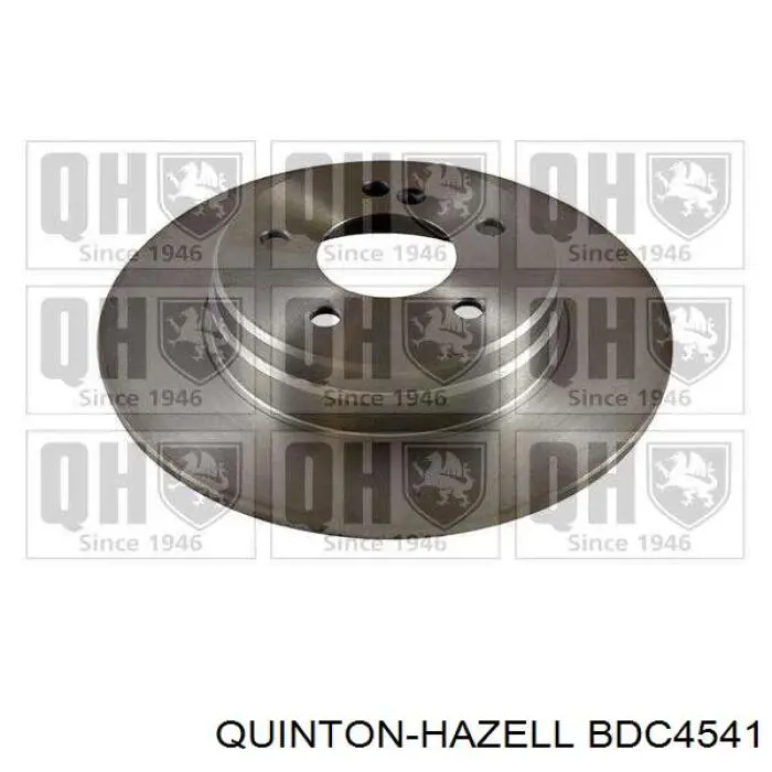 BDC4541 QUINTON HAZELL диск тормозной задний