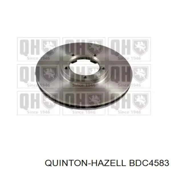 Передние тормозные диски BDC4583 QUINTON HAZELL