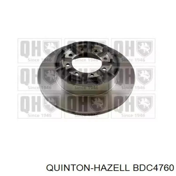 BDC4760 QUINTON HAZELL диск тормозной задний