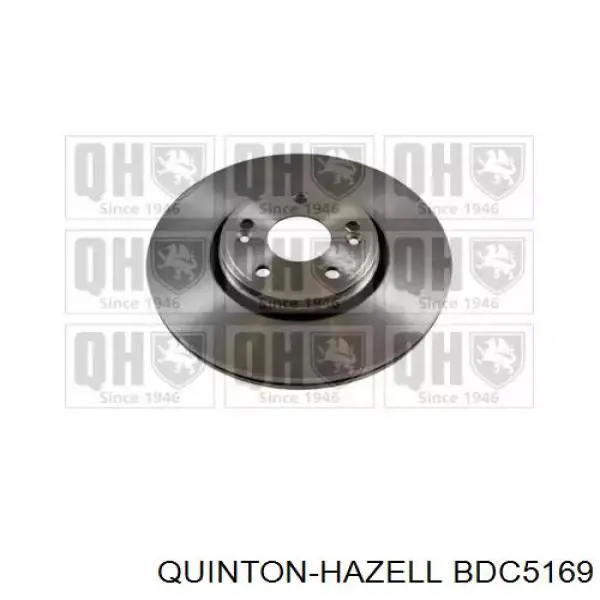 BDC5169 QUINTON HAZELL диск тормозной передний