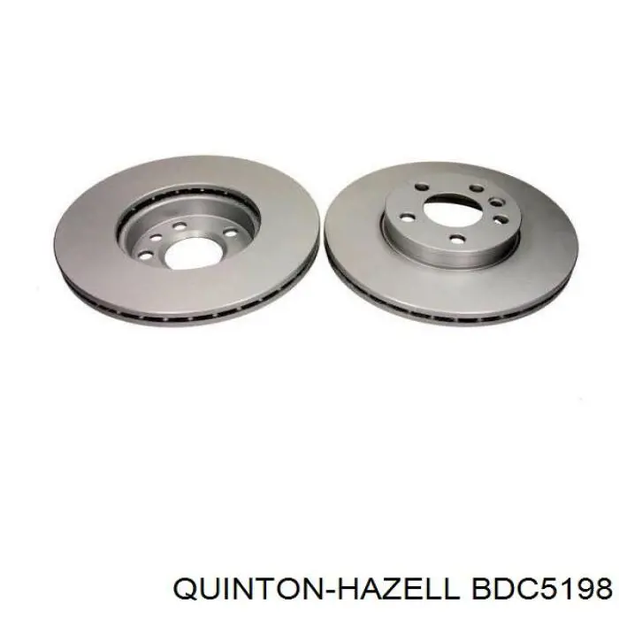 Передний тормозной диск QUINTON HAZELL BDC5198
