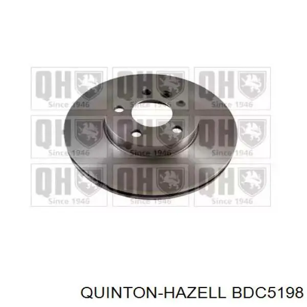 Передние тормозные диски BDC5198 QUINTON HAZELL