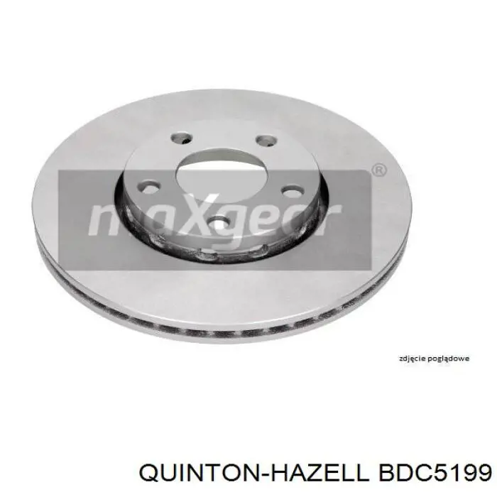 Передние тормозные диски BDC5199 QUINTON HAZELL