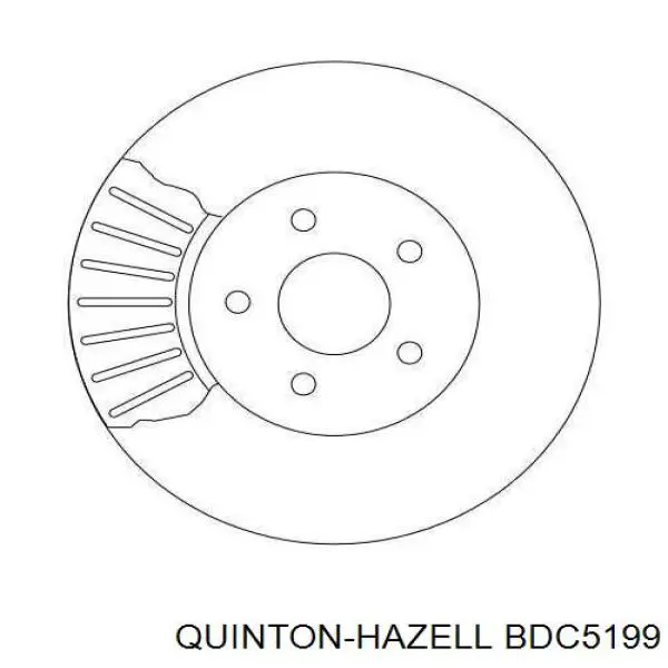 Купить BDC5199 QUINTON HAZELL Ротор тормозной