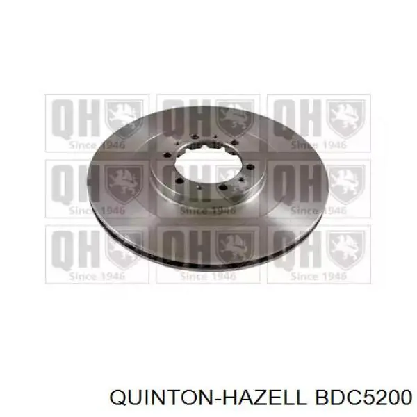 Передние тормозные диски BDC5200 QUINTON HAZELL