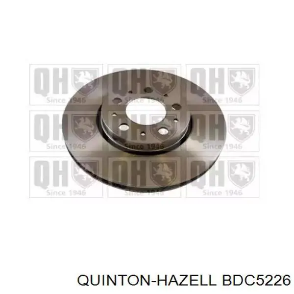 BDC5226 QUINTON HAZELL диск тормозной передний