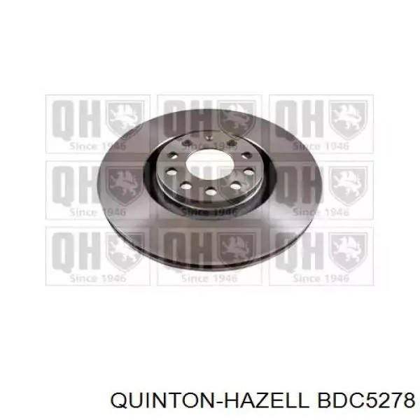 BDC5278 QUINTON HAZELL передние тормозные диски