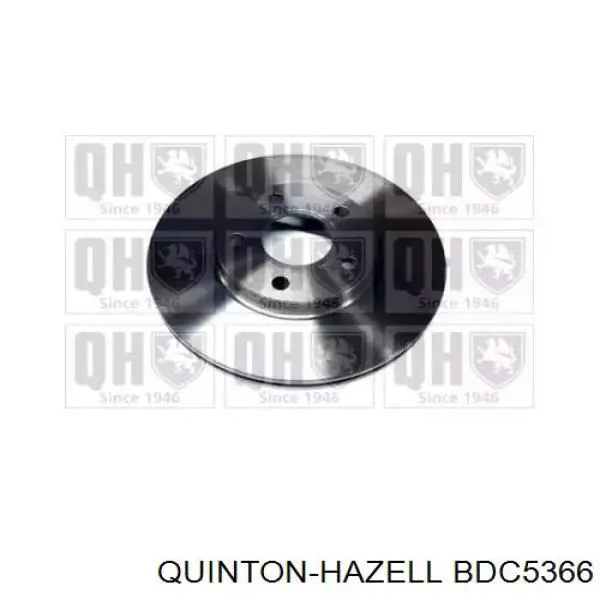 BDC5366 QUINTON HAZELL диск тормозной передний