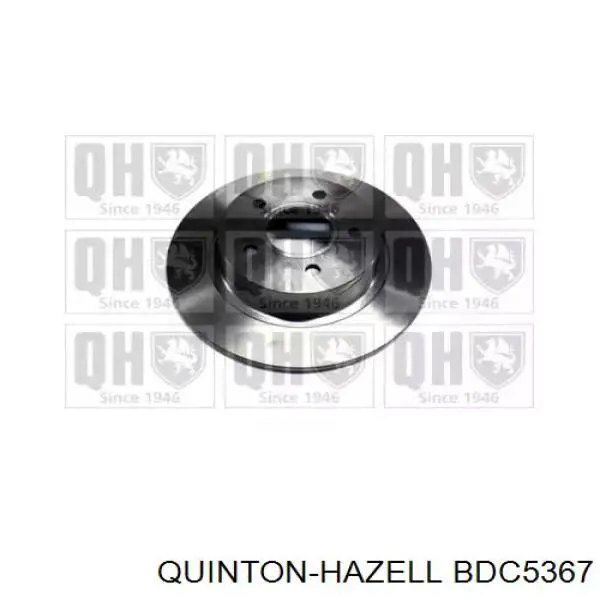 Тормозные диски BDC5367 QUINTON HAZELL