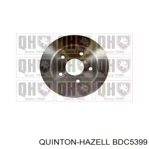 Disco de freno trasero BDC5399 QUINTON HAZELL