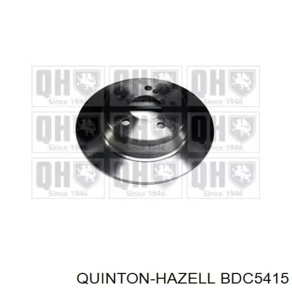 BDC5415 QUINTON HAZELL диск тормозной задний