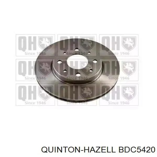 Передние тормозные диски BDC5420 QUINTON HAZELL