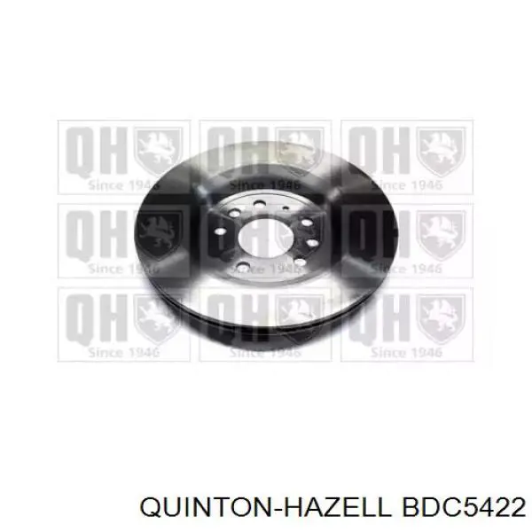 Disco de freno trasero BDC5422 QUINTON HAZELL