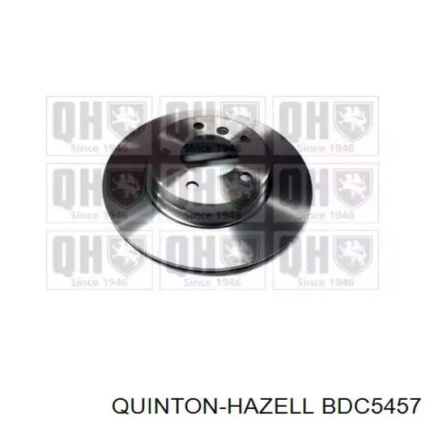 BDC5457 QUINTON HAZELL диск тормозной передний