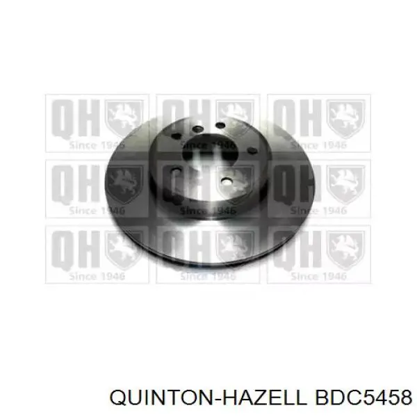 BDC5458 QUINTON HAZELL диск тормозной передний