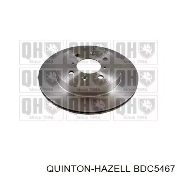 Передние тормозные диски BDC5467 QUINTON HAZELL