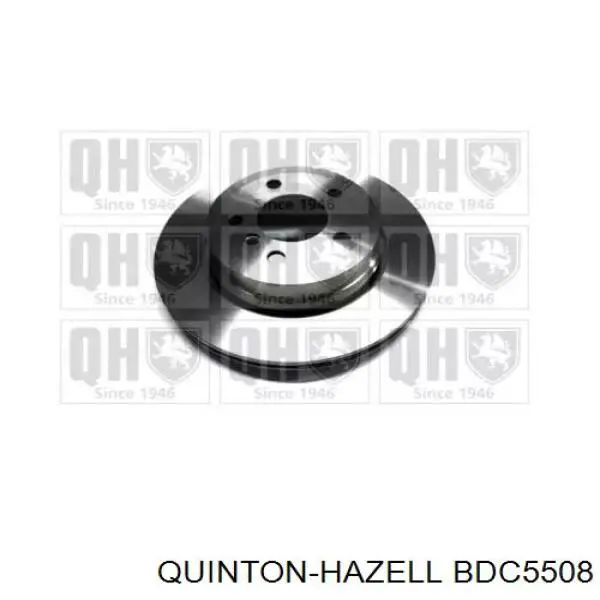 BDC5508 QUINTON HAZELL диск тормозной задний