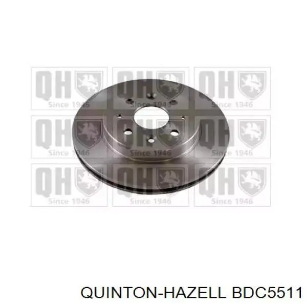 Передние тормозные диски BDC5511 QUINTON HAZELL