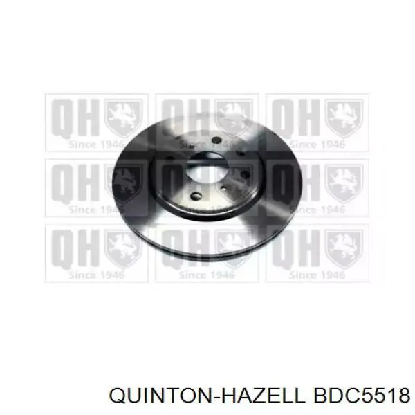 BDC5518 QUINTON HAZELL передние тормозные диски