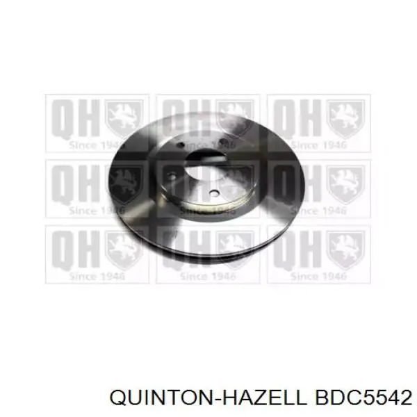 BDC5542 QUINTON HAZELL диск тормозной передний