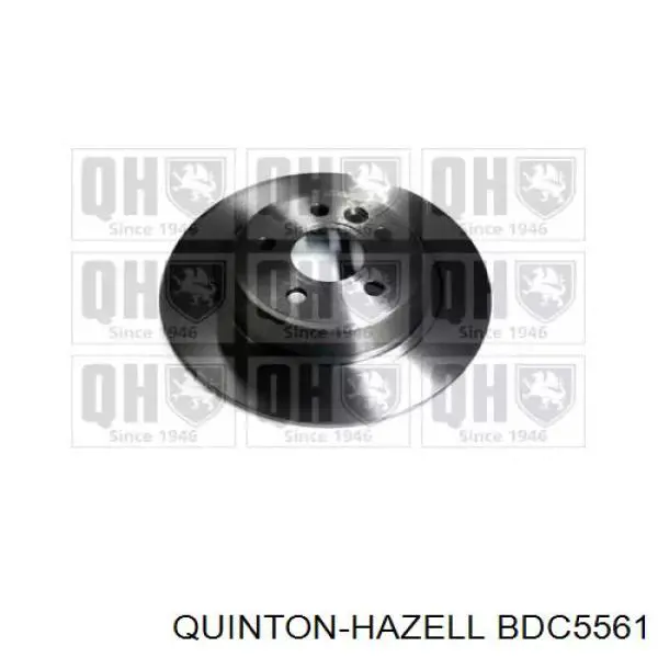 BDC5561 QUINTON HAZELL диск тормозной задний