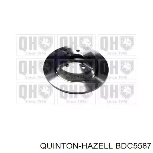 Тормозные диски BDC5587 QUINTON HAZELL