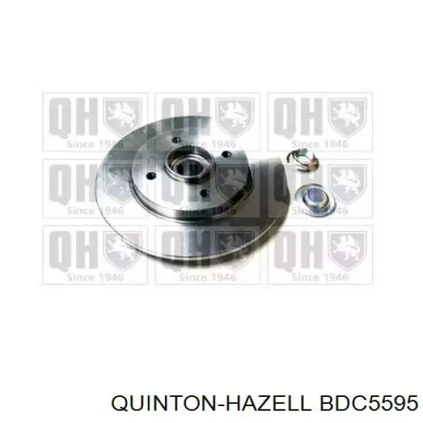 Тормозные диски BDC5595 QUINTON HAZELL