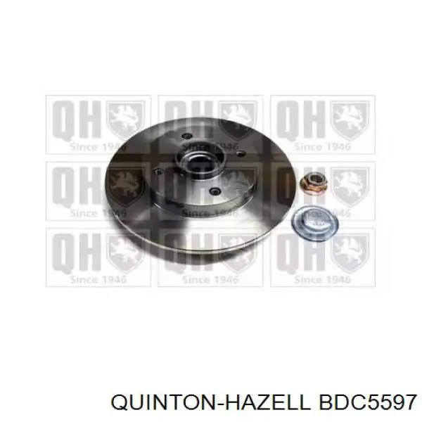 BDC5597 QUINTON HAZELL тормозные диски