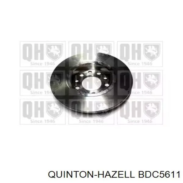 Disco de freno trasero BDC5611 QUINTON HAZELL